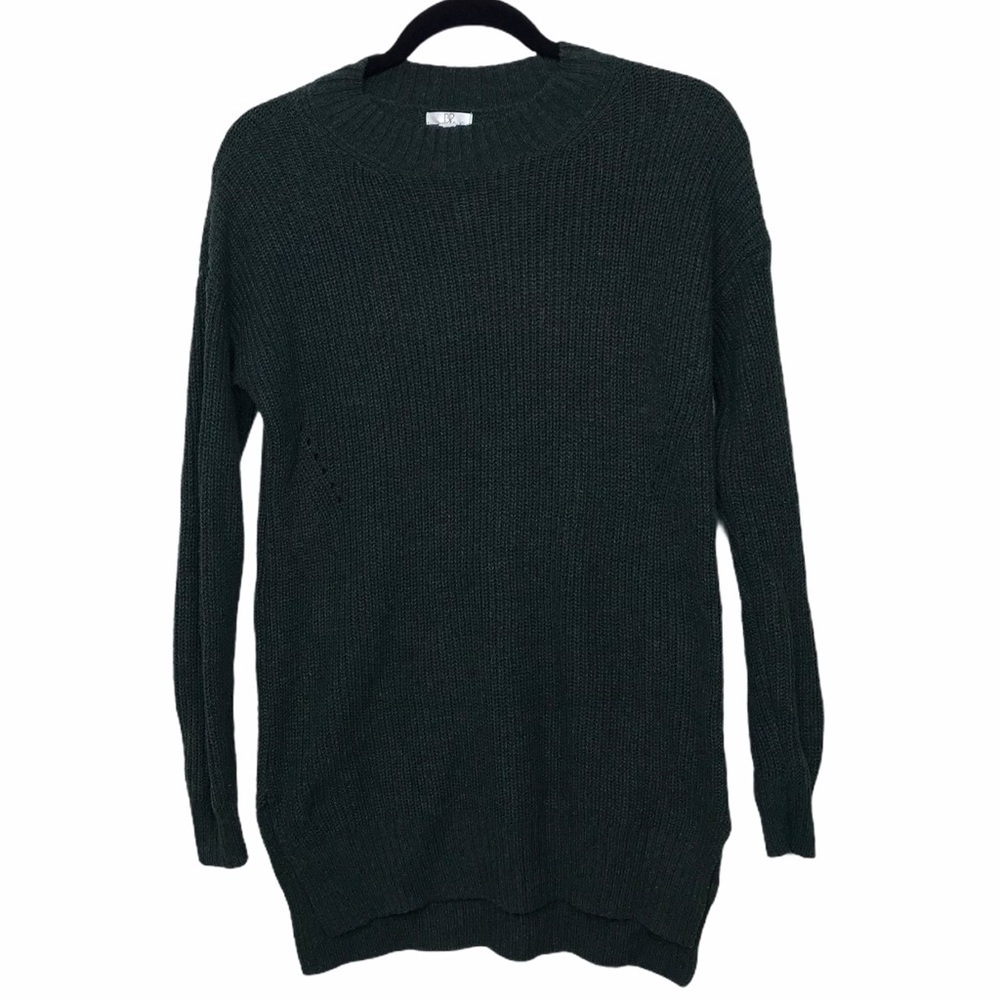 BP Green Knit Tunic Sweater